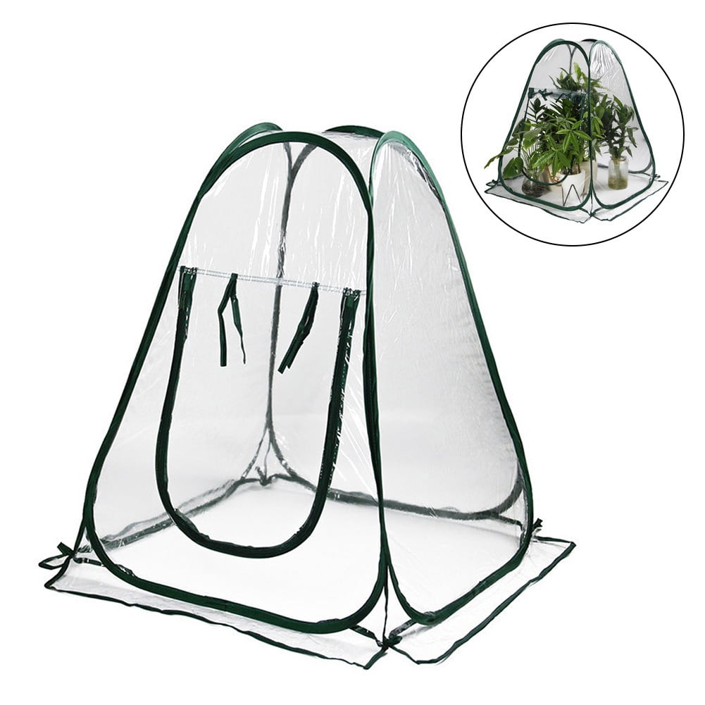 -Up Small Greenhouse for Outdoor Indoor Plant; Portable Mini Greenhouse Tent