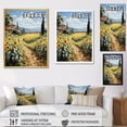 thumbnail image 4 of Designart "French landscapes Of Sunflowers In Normandy I" Floral Floater Framed Canvas Print, 4 of 7