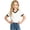 white, variant on Y-Sunset Girls' V-Neck T-Shirt, Short Sleeve Casual Tee, Soft Breathable Summer Top for Kids & 7-16 Years(White/9-10 Years)