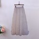 thumbnail image 1 of TaTaai Women Casual Solid Tulle Elastic Waist Layered Cake Skirt Knee Length Street Style Party Wear Lightweight Breathable Non-See-Through Stylish Skirt Gift, 1 of 5