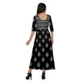 thumbnail image 4 of Moomaya Kurti Ligne A pour Femmes Kurti Longue Imprimée Robe Haut Indien pour Femmes, 4 of 5