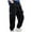 Black, variant on Mikilon Boys Jogger Pants Size 3-15 Years Solid Color Elastic Waist Cargo Pants Comfortable Casual Pants