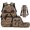 Brown Camo Bow, variant on Pzuqiu Pink Deer Bow Backpack for Boys Kids Backpack with Lunch Box Water Bottle Carrier Pencil Case 4 in 1 Set 17" Bookbag with Compartments Lightweight School Bag with Front Pocket
