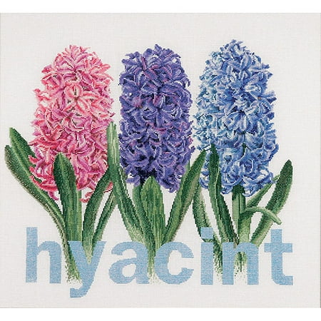 Thea Gouverneur Counted Cross-Stitch Kit, Hyacinth