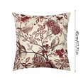 thumbnail image 3 of Floral Block Print Pillow Covers , Vintage Flower Pattern Decorative Throw Pillowcases Outdoor Farmhouse Cushion Covers Fall Rustic Sofa Couch Bed Decor Essential For Every Household, 3 of 5