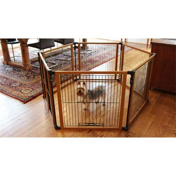 L shaped dog clearance gate