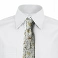 thumbnail image 2 of Nursery Necktie, Doodle Monkey, Dress Tie, 3.7", Multicolor, by Ambesonne, 2 of 3