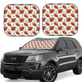 thumbnail image 2 of Picia Rose Flowers 2 Piece Car Windshield Sun Shade Foldable | Foldable Sun Shield for Front Window Blocks UV Rays and Keeps Your Vehicle Cool-Medium, 2 of 7