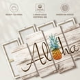 thumbnail image 6 of Elephant Stock Aloha Pineapple Wall Art - Horizontal Multi Panel Canvas - Living Room Wall Decor - Food And Drink Multi Panel - Blue And Gray Decor - 84" x 54", 6 of 8