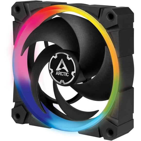 ARCTIC Ventilateur à Pression Optimisée BioniX P120 A-RGB - 120 mm avec A-RGB, PWM, Refroidisseur, Palier Dynamique Fluide, 400-2300 Tr/min -