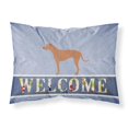 thumbnail image 1 of Carolines Treasures BB8277PILLOWCASE Rhodésie Ridgeback Tissu de Bienvenue Taie d'Oreiller Standard, 1 of 2