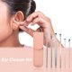 thumbnail image 2 of Limpiador de oídos de acero inoxidablekit de herramientas de eliminación de cerajuego de púas para oídos (rosa) Ehuebsd cuidado belleza, 2 of 9