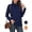 Navy blue, variant on Women's Turtleneck Sweater Long Sleeve Cozy Warm Casual Lightweight Soft Pullover Jumper Tops,US Size,Navy blue,L