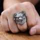 thumbnail image 3 of Anillo vintage con cabeza de animal para hombre, anillo hecho a mano, agresivo, boca abierta, regalo para él, 3 of 7