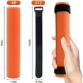 thumbnail image 2 of Espuma Cylinder Fishing Rod Floats with Hook-and-Loop Straps, Orange, 6 Pack, 2 of 6