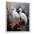thumbnail image 2 of Designart "Japon Art euphony Of Crane II" Animals Floater Framed Canvas Art Print, 2 of 7
