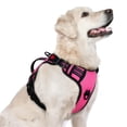thumbnail image 1 of Arnés para perros rabbitgoo, chaleco reflectante para perros grandes, color rosa L, 1 of 6