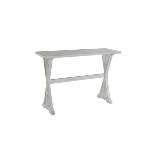 Boraam 77406 Table Console Jamestown, Blanc Antique