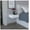 White Particle Board Particle Board, variant on Floating Nightstand Wall Mounted - White End Table with Drawer - Bedroom, Living Room - Space Saving Side Table with Easy Assembly