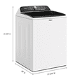 thumbnail image 3 of WHIRLPOOL WTW6150PW  HIGH EFFICIENCY TOP LOAD WASHER Black, 3 of 5