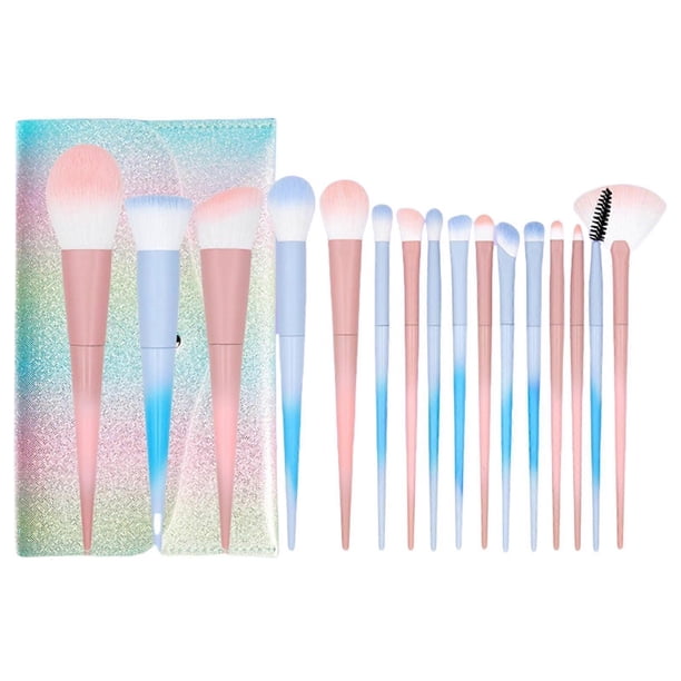 16x Makeup Brushes Set Basic Essentials Brush Set Cosmetic Brush Full Face Make Up Brush Eyeshadow Brush Powder Brush printing
