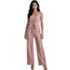 thumbnail image 1 of Conjunto de Mujer 2 Piezas Rayado Top de Tirantes y Pantalón Recto Set Fresco Casual, 1 of 5