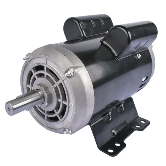 Mustrod Air Compressor Electric Motor 5HP 3450rpm Single Phase 184T Frame 7/8" Shaft 230V 24.9 Amps