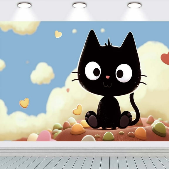 Chococat school Poster Wall Decor Birthday Banner Backdrop Background Party Supplies Taspestry