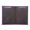 thumbnail image 2 of Unique Bargains 1 Pc Passport Holder Plain Weave Passport Sleeve Purple, 2 of 5