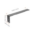 thumbnail image 2 of unbranded 2Ud Soportes De Estante Suspenso En Hierro Negro Soportes De Pared Resistentes Para Almacenaje, 2 of 5
