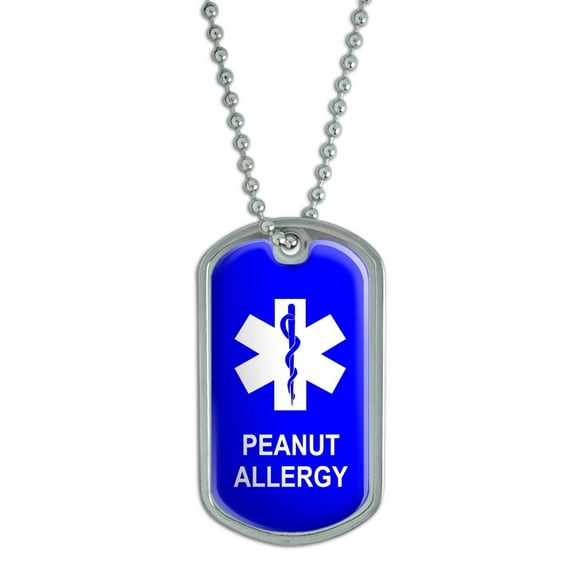 Peanut Allergy Dog Tag
