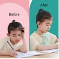 thumbnail image 2 of Children Kids Writing Sitting Posture Corrector Anti-Myopia Writing Frame Adjustable Height - Pink, 2 of 5