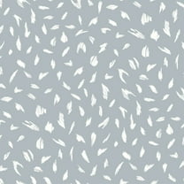 Sterling Blue Off White Animal Skin Pattern Printed Stretch Satin Fabric, DIY Projects by the Yard - PRINT FABRIC
