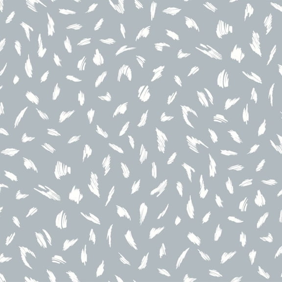 Sterling Blue Off White Animal Skin Pattern Printed Stretch Satin Fabric, DIY Projects by the Yard - PRINT FABRIC