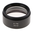 thumbnail image 2 of Lente de Objetivo Auxiliar 0.7x para Microscopio Estéreo perfke Lente objetiva Barlow AUX Color negro, 2 of 8