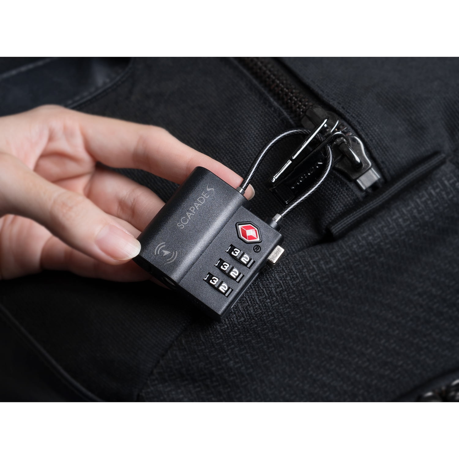 Scapade AirLock TSA-Approved Suitcase Lock with Apple Find My Tracker, S-LOCK