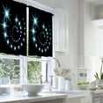 thumbnail image 2 of LALILO Kitchen Curtains and Valances Set of 3 36" Glittering Window Treatment Tiers for Window Decor, 2 of 5