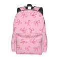 thumbnail image 2 of Disketp Pink Bows Mochila Escolar de Gran Capacidad y Peso Ligero, Mochila de Viaje Ideal para Escuela, Trabajo y Uso Diario, Cómoda y con Estilo, 2 of 8
