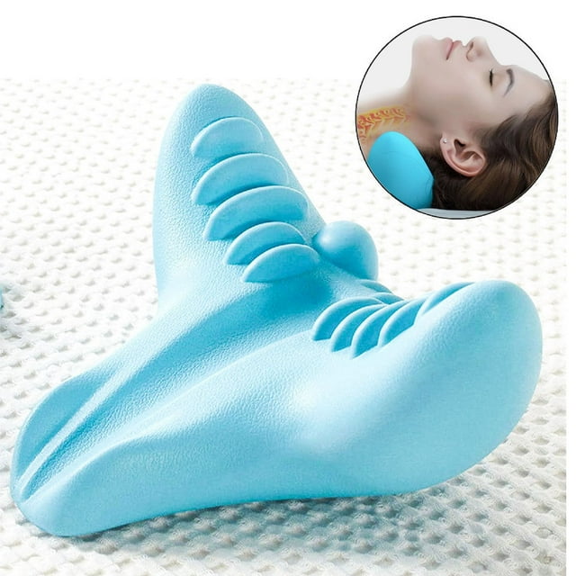 TFixol Neck Massage Pillow Portable Cervical Spine Massager Acupressure Neck Shoulder Pillow for Neck and Shoulder Relaxer Neck Pain Relief