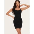 thumbnail image 1 of Seamless Adjustable Strap Sexy Bodycon Dress With Shapewear Function For Plus Size Women, 1 of 5