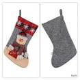thumbnail image 7 of Wzzjkit Christmas Stocking Classic Large Stockings Santa, Snowman, Reindeer Xmas Character Christmas Socks for Family Holiday Christmas Party Decorations, 7 of 7