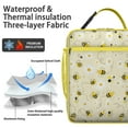 thumbnail image 2 of Honeybee Lover Insulated Lunch Box Men Reusable Lunch Bag Water-Resistant Cooler Tote Bag School Beach, 2 of 6