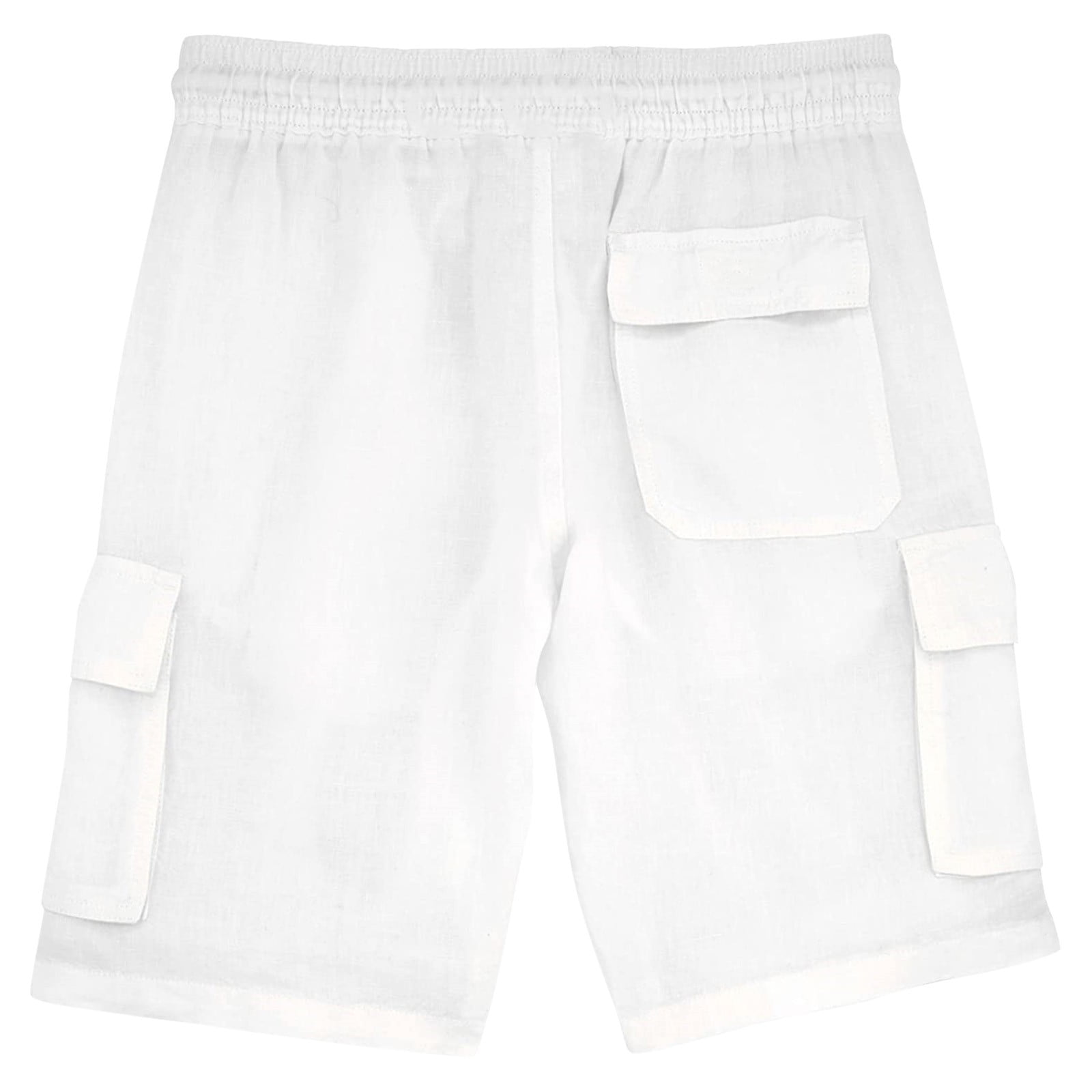 LEEyWorld Mens Pants Men's Elastic Waist Loose Fit Lightweight Workwear Casual Cargo Pull On