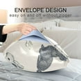 thumbnail image 4 of Yayeee Pillowcase Queen Size Set of 2 Satin Wrinkle Resistant Pillow Case, Adorable Bunnies, 4 of 8