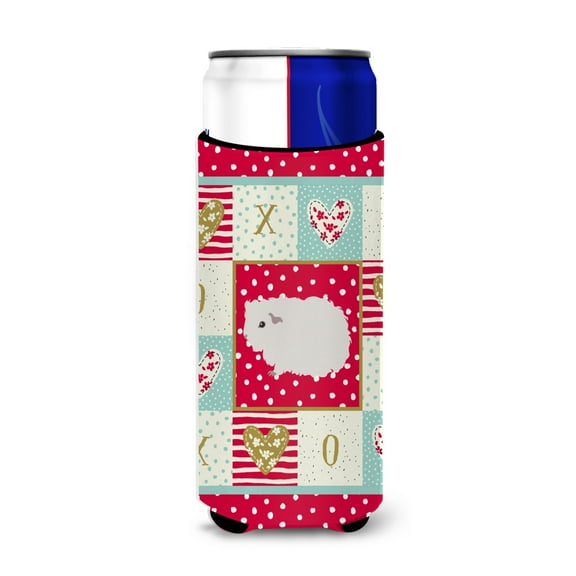 Carolines Treasures CK5430MUK Merino Guinea Pig Love Ultra Hugger for slim cans Slim Can multicolor
