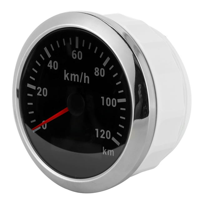 GPS Speedometer, ABS 316 Stainless Steel Speedometer for Car Motorcycle Speedometer Easy Installation for Boat Yacht Outboard Car Motorcycle