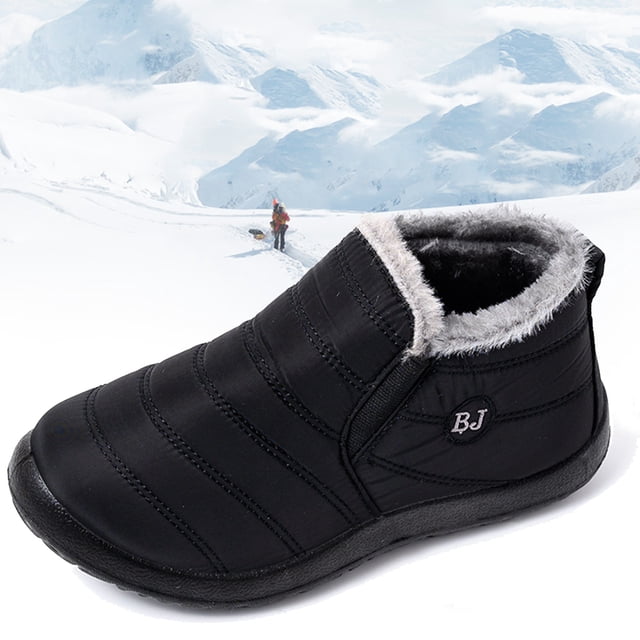 Botas de nieve Botines antideslizantes de piel cálida para nieve zapatos para hombre y mujer calzado de suela blanda de talla grande Barbie Nuevos Originales