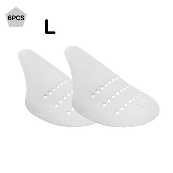 TELOLY Shoe Crease Protector, Shoe Toe Protectors, Crease Protectors for Sneakers, Anti-Wrinkle Shoes Crease Protector Toe Box Decreaser for Men's