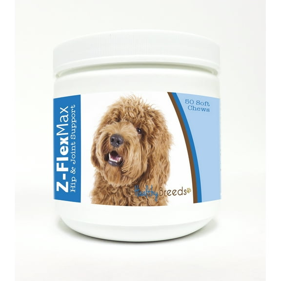 Healthy Breeds Labradoodle Z-Flex Max Hip & Joint Soft Chews 50 Count