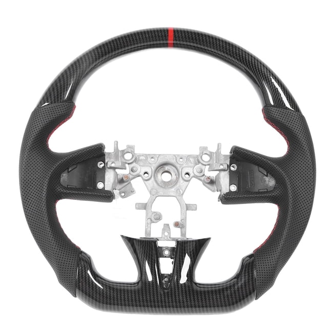 Volant de Voiture, Poignée Confortable Texturée Brillante Hydro Dip Ergonomique pour Q50 2014 à 2016